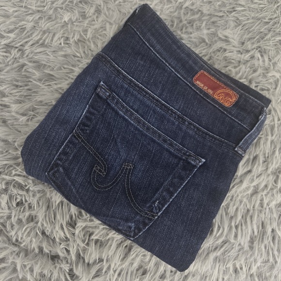 AG Adriano Goldscmeid The Stilt Womens 32/27.5* Stertch Dark Wash Cigarette Jean - Picture 1 of 8